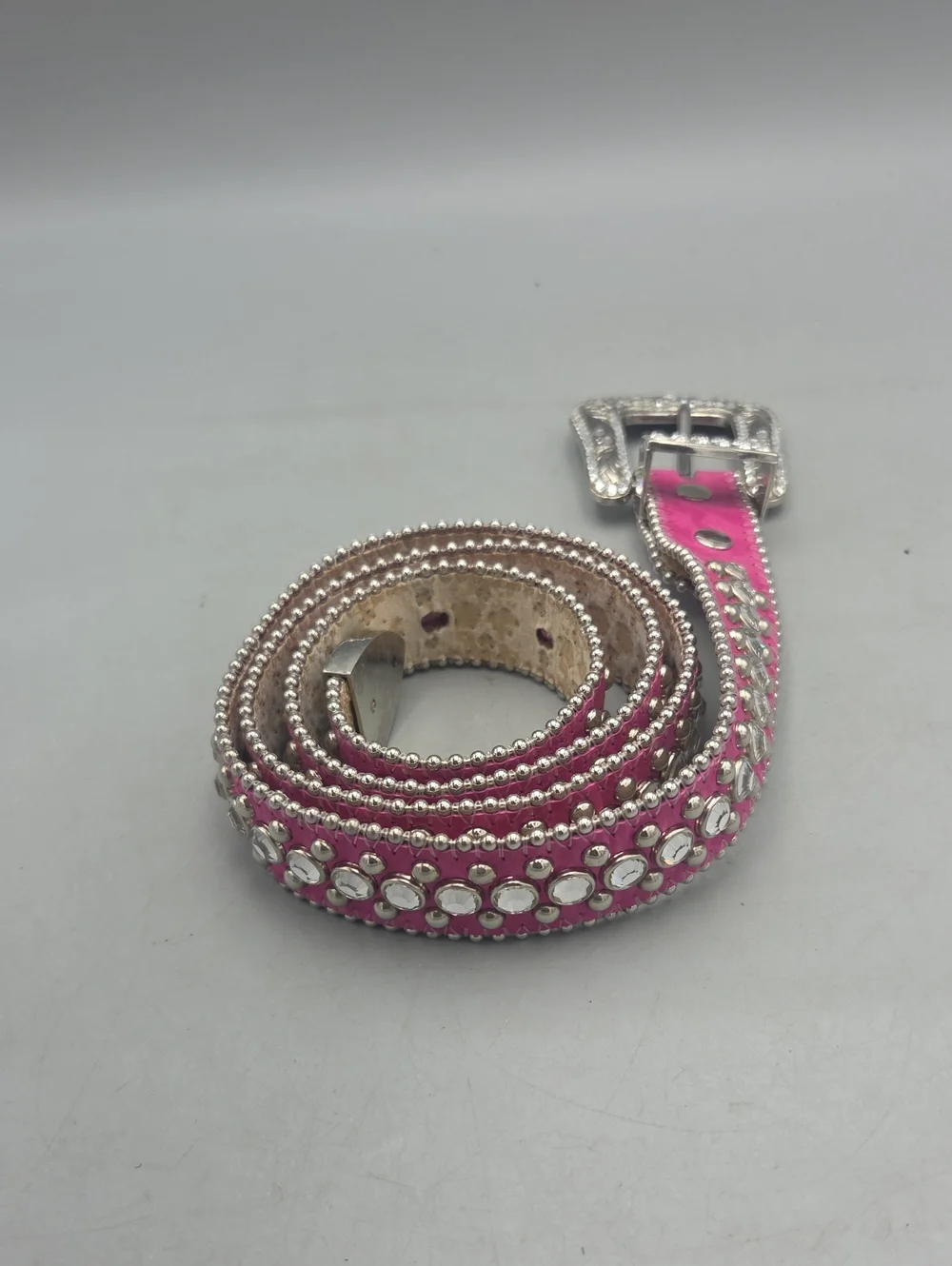 BB Simon Swarovski Belt Pink Women MED/ LARGE